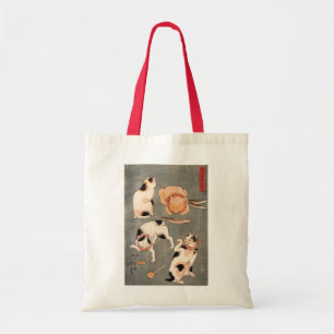 たとえ尽の内(上)、国芳 日本の猫(1)、国芳、浮世絵 トートバッグ