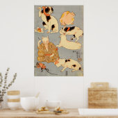 たとえ尽の内（下）, 国芳 Japanese Cats(3), Kuniyoshi, Ukiyo-e ポスター (キッチン)