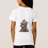たぬきパーティー Tシャツ (裏面)