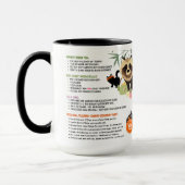 たぬき茶パーティー Chow Art Muse レシピ マグカップ (左)