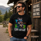 たのしいアライグマさん Tシャツ