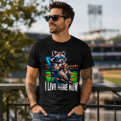 たのしいアライグマさん Tシャツ