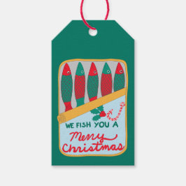 たのしいクリスマスのおさかな ギフトタグ