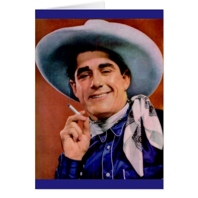 たばこのハンサムなカウボーイ (正面)