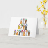 たばこやめおめでとう カード (黄色い花)