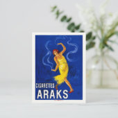 たばこアラックスヴィンテージのポスターCappiello Leonetto ポストカード (スタンド正面)