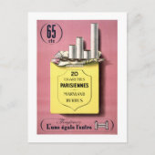 たばこフランスのヴィンテージのポスター復元 ポストカード (正面)