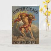 たばこラベル、1868年。 カード (黄色い花)