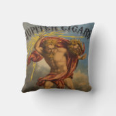 たばこラベル、1868年。 クッション (裏面)