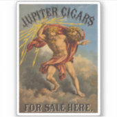 たばこラベル、1868年。 シール (正面)