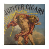 たばこラベル、1868年。 タイル (正面)