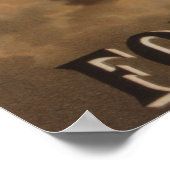 たばこラベル、1868年。 ポスター (角)