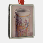 たばこ屋を描写するタバコのポット メタルオーナメント (右)