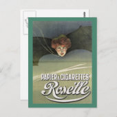 たばこ紙広告ヴィンテージ ポストカード (正面/裏面)