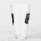 たばこ道路/クラゲ類FF Pint Glass2 タンブラーグラス (左)