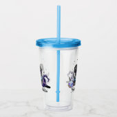 たぶん明日 – Black Cat, Books & Witchy Vibes アクリルタンブラー (右)