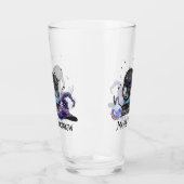 たぶん明日 – Black Cat, Books & Witchy Vibes タンブラーグラス (左)