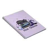 たぶん明日 – Black Cat, Books & Witchy Vibes ノートブック (右側)