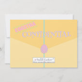 たまご探偵バニーからのイースターエッグハントのお誘い 招待状 (裏面)