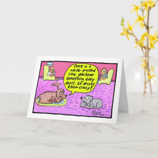 たまには何か聞こえたふりをして… カード (黄色い花)