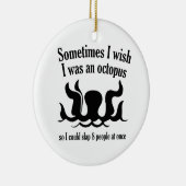 たまにタコだったらいいのに セラミックオーナメント (右)