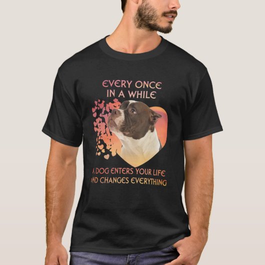 たまに犬がライフアメリクに入ってくる Tシャツ (正面)