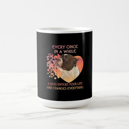 たまに犬が入ってくる コーヒーマグカップ (中央)
