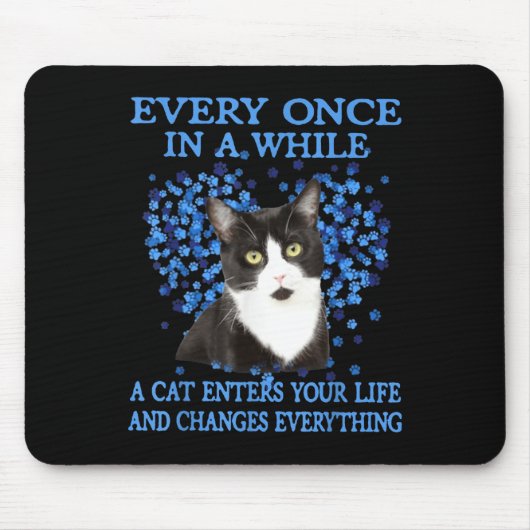 たまに猫が入ってくる マウスパッド (正面)