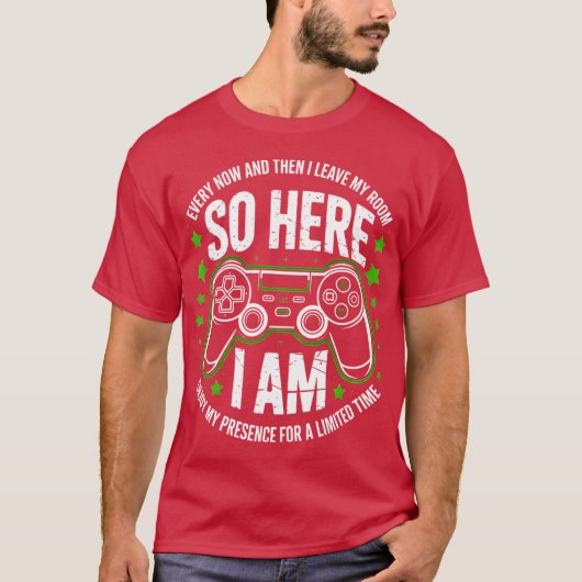 たまに部屋を出るとこうなる 楽し Tシャツ (正面)