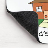 たまり場のナナのお気に入りのな家 マウスパッド (コーナー)