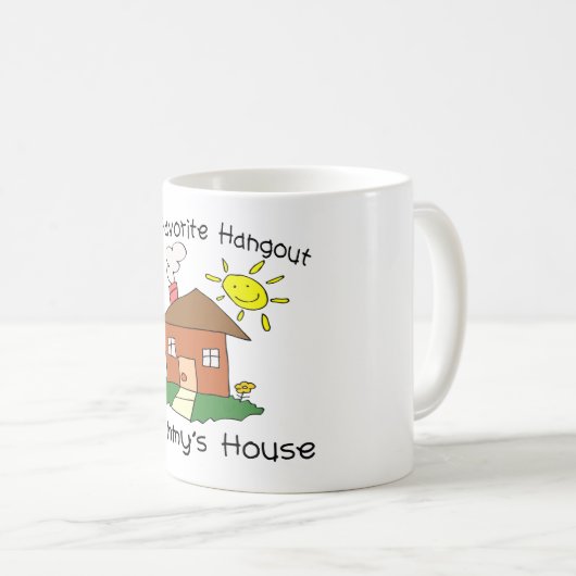 たまり場のGrammyのお気に入りのな家 コーヒーマグカップ (正面右)