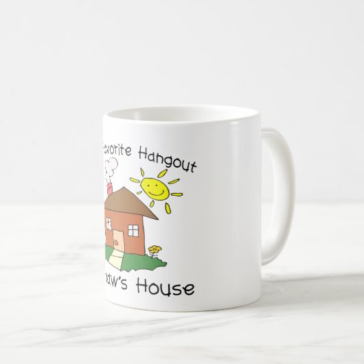 たまり場のMamawのお気に入りのな家 コーヒーマグカップ (正面右)