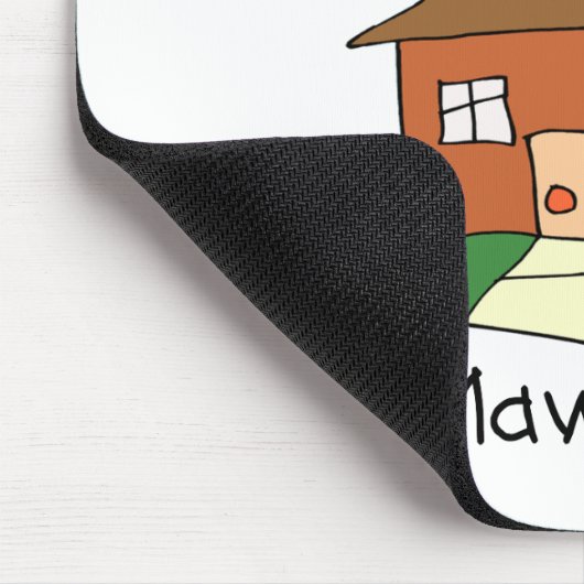 たまり場のMeeMawのお気に入りのな家 マウスパッド (コーナー)