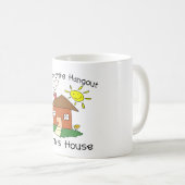 たまり場のNonniのお気に入りのな家 コーヒーマグカップ (正面右)