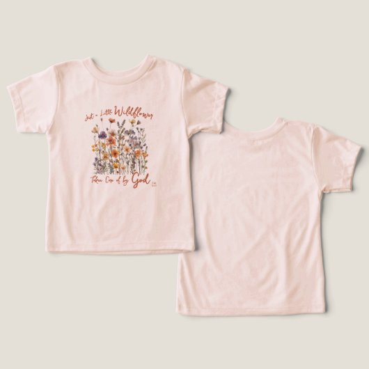 ために小さな野花の神をパーソナライズす気にる (デザイン正面&裏面)