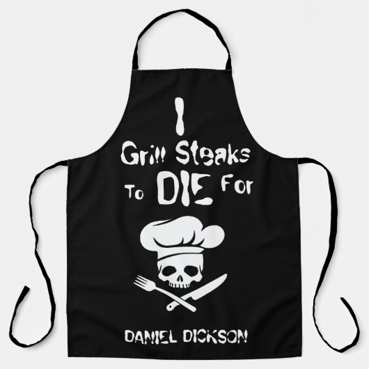 ために死ぬステーキ エプロン (正面)