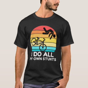 ために私は自転車の代わりにおもしろいいろいろやる Tシャツ