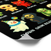 ためのハロウィンモンスター教育ポスターの種類 ポスター (角)