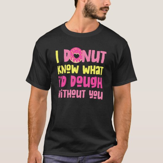 ためのバレンタインデーのドーナツ Tシャツ (正面)