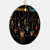 ためのラマダンクールカレムイスラム断食服 セラミックオーナメント (右)