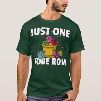 ための唯一の一列クロシェティング編み物ギフト Tシャツ