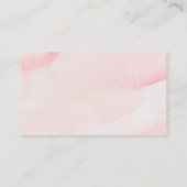 ための水色ピンクのリボン赤ちゃんシャワーブック エンクロージャーカード (裏面)