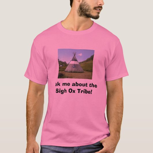 ため息のウシの種族 Tシャツ (正面)