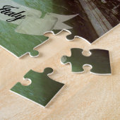 ため息のベニスイタリア橋からの記念品 ジグソーパズル (側面)