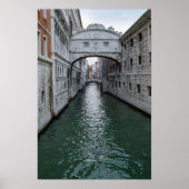 ため息の橋 ヴェネツィア イタリア ポスター (正面)