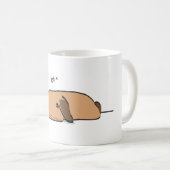 ため息をつくLOP コーヒーマグカップ (正面右)