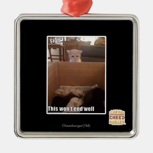 ため息 メタルオーナメント (正面)