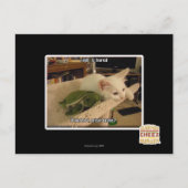 ため息。 Izは退屈しました ポストカード (正面)