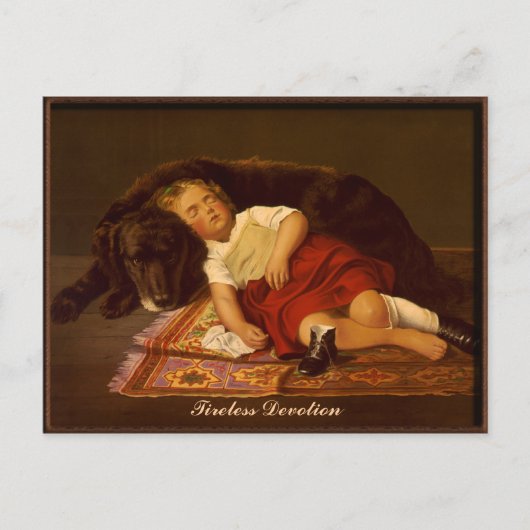 たゆまぬ献身 – はがき (正面)