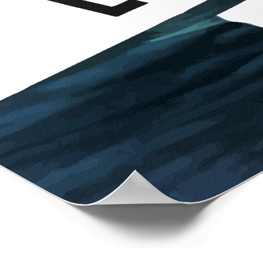 たゆまぬ話をすると命が落ちる ポスター (角)